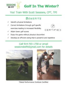 Sessions Be-Fit Golf Training Flyer